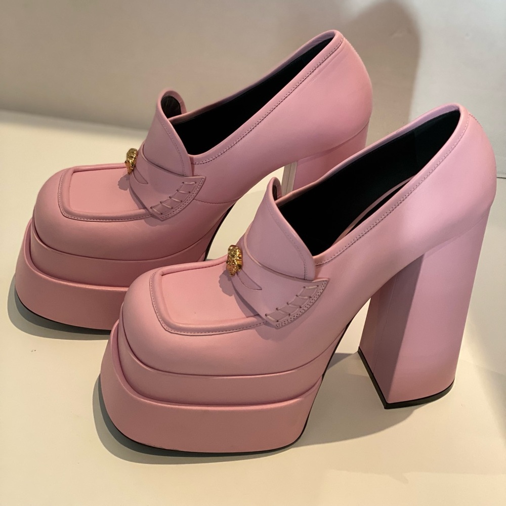 Versace Intrico Platform Loafers size 39.5. $1475. - Picture 8 of 14